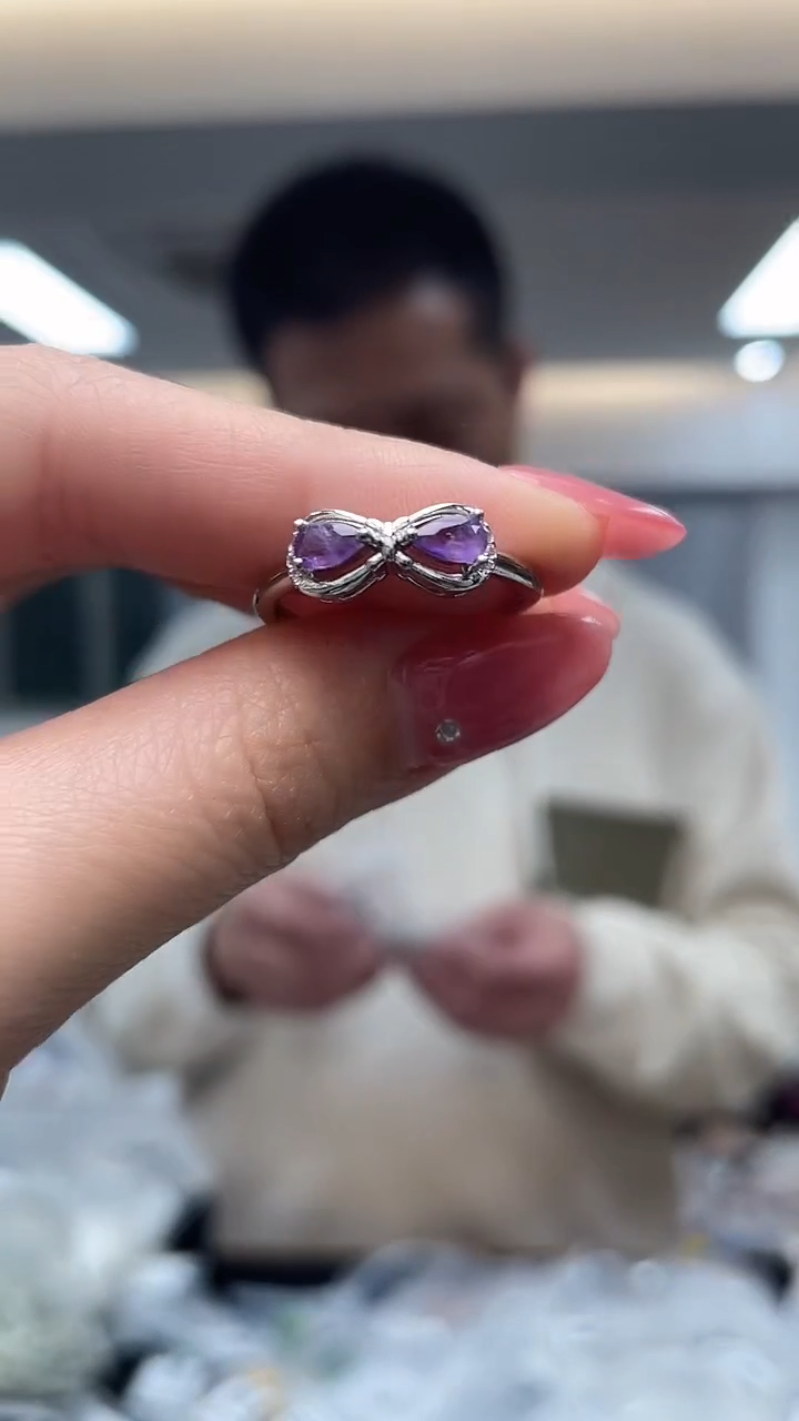 未镶嵌戒指水晶（多样性发一件）