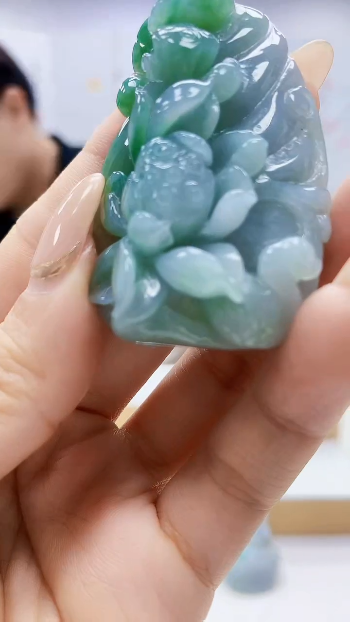 未镶嵌定制翡翠5145ty-毛货挂件11