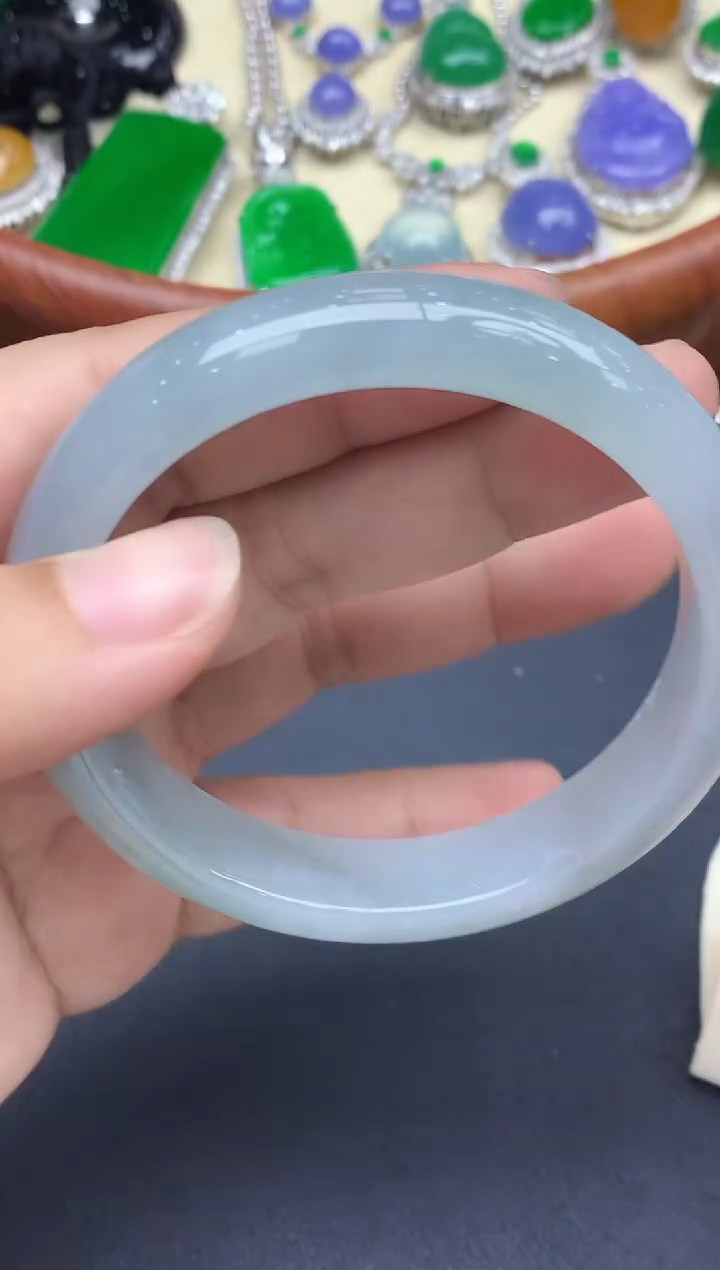 未镶嵌手镯翡翠605-中国好珍宝