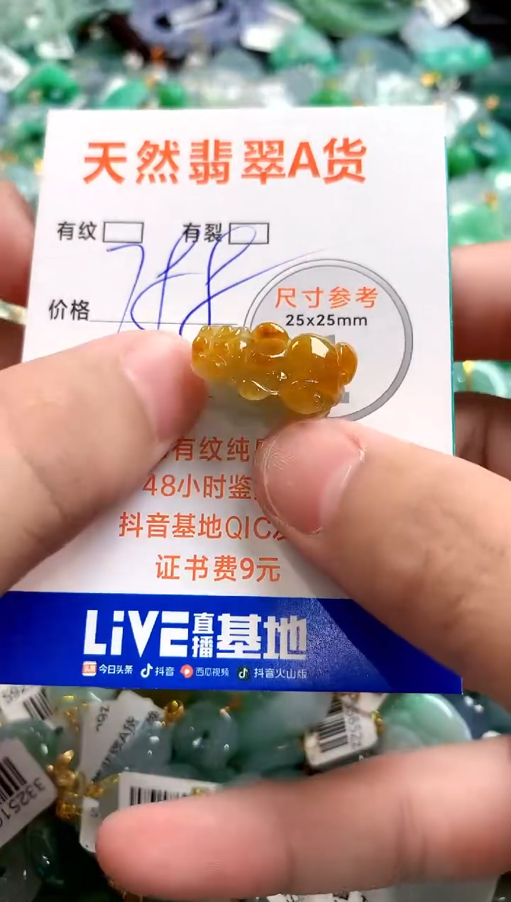 颈饰18K金镶嵌翡翠1020940725