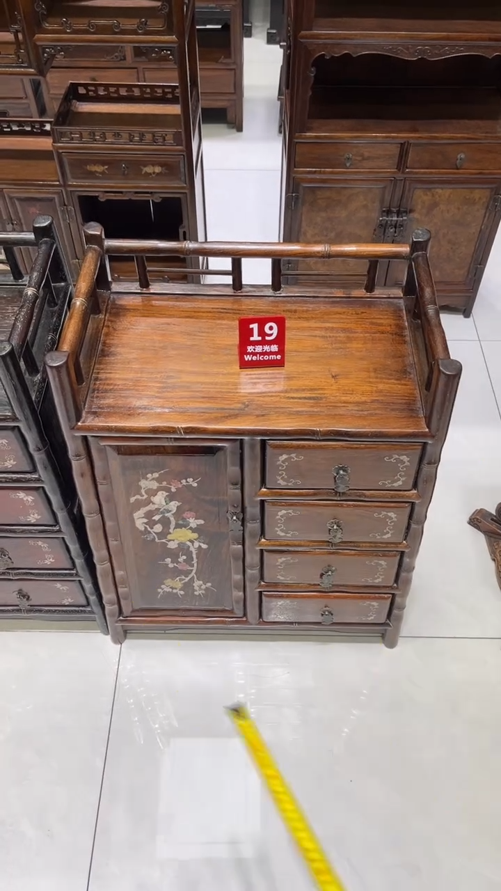 【闪购商品】木缅花螺钿围栏柜围栏柜