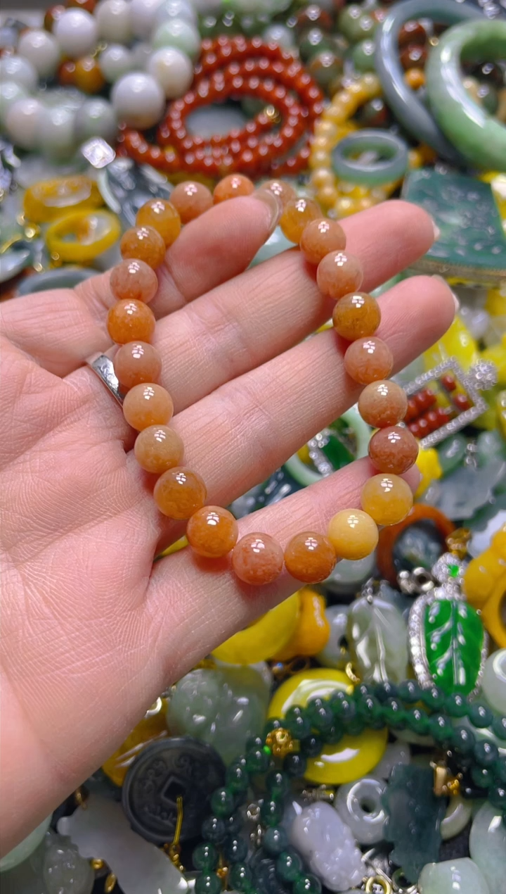 颈饰未镶嵌翡翠8MM