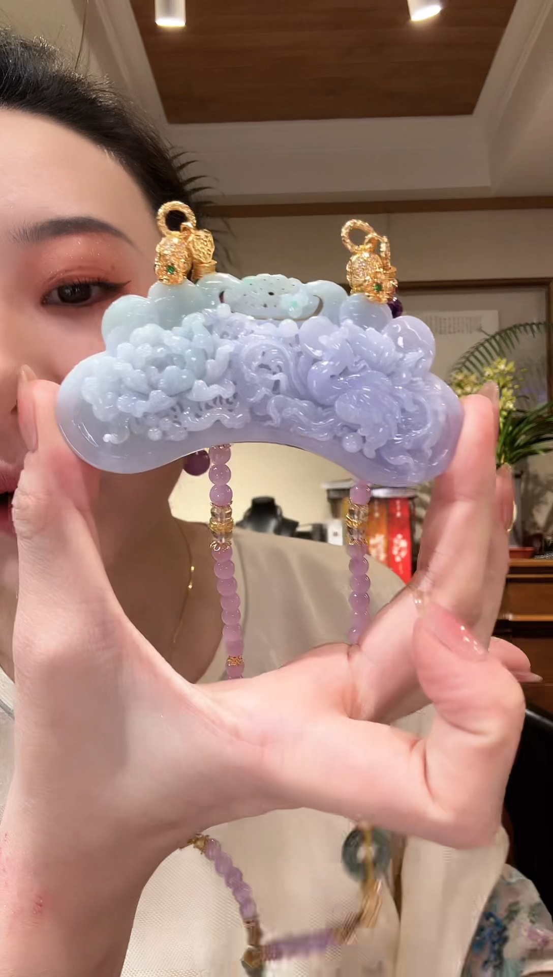 【闪购商品】翡翠颈饰未镶嵌国风