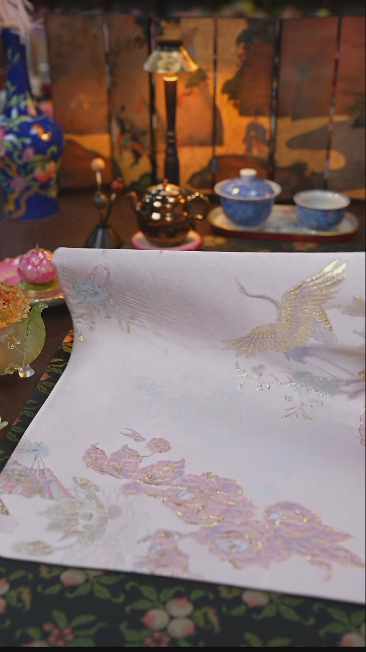 【闪购商品】景德镇大乔推荐好物刺绣花卉茶席67*38