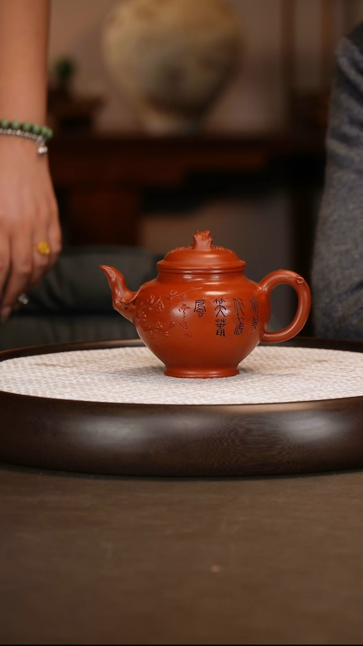 【鲍宜明】梅报春 陶研所大红袍 360c