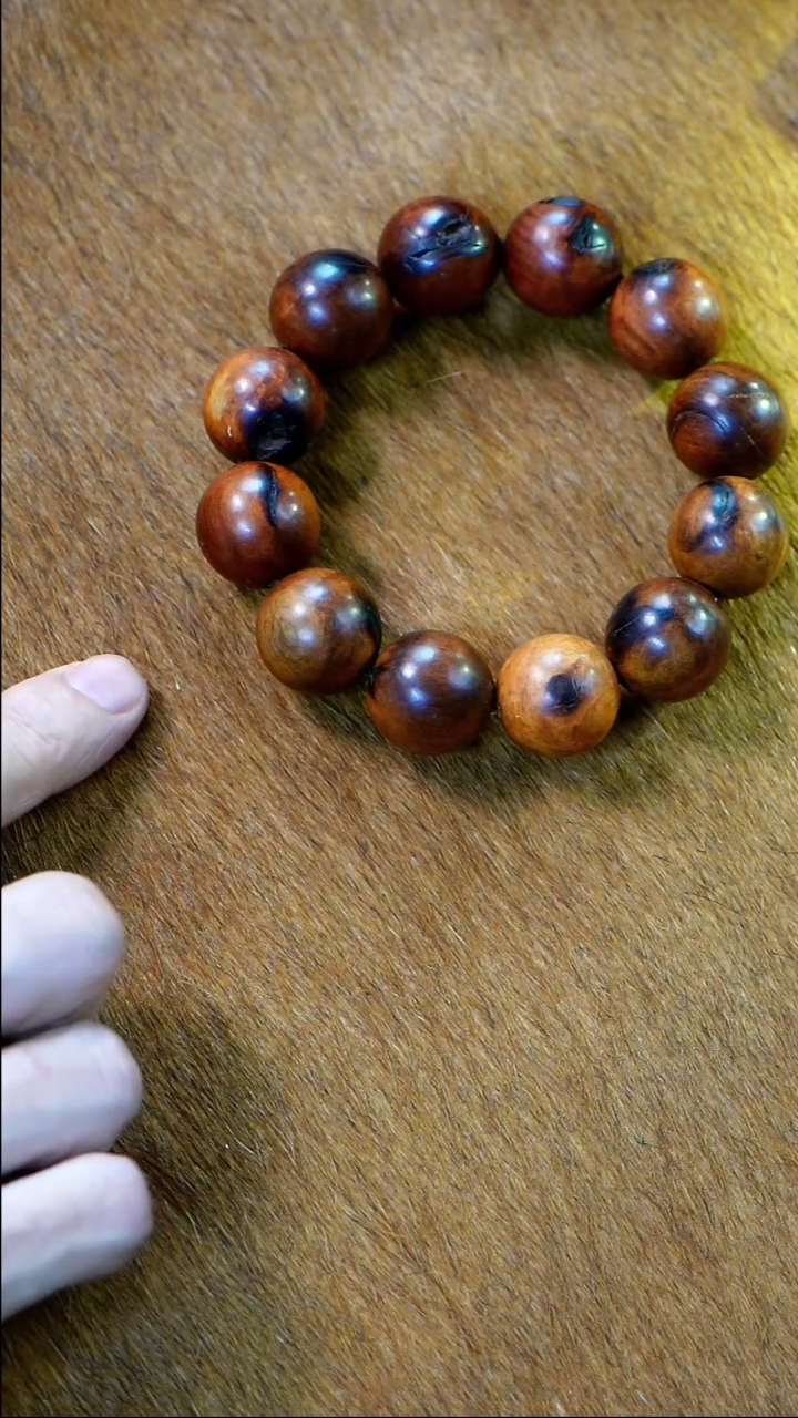 【闪购商品】枣木手串/手链枣木雷痕2.0圆珠单圈