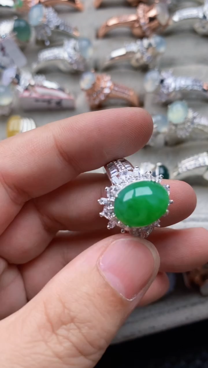 【闪购商品】翡翠戒指未镶嵌77777---13