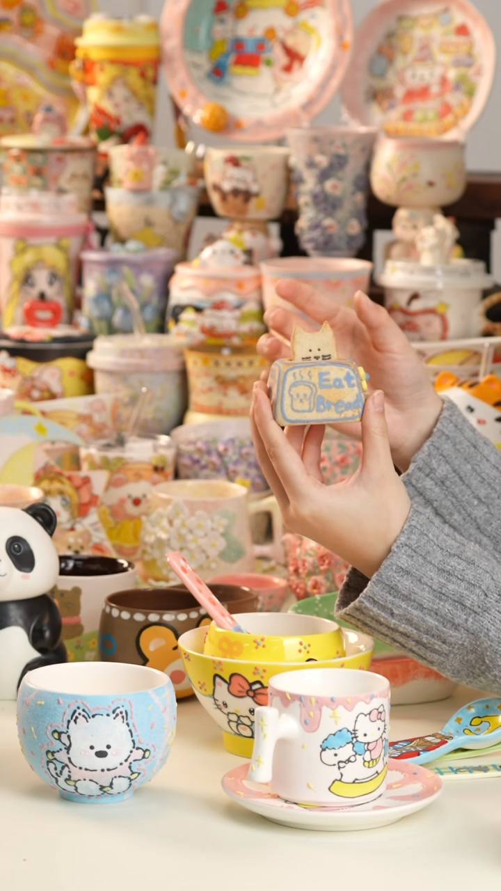 其他陶景德镇釉下彩手绘设计师款陶瓷