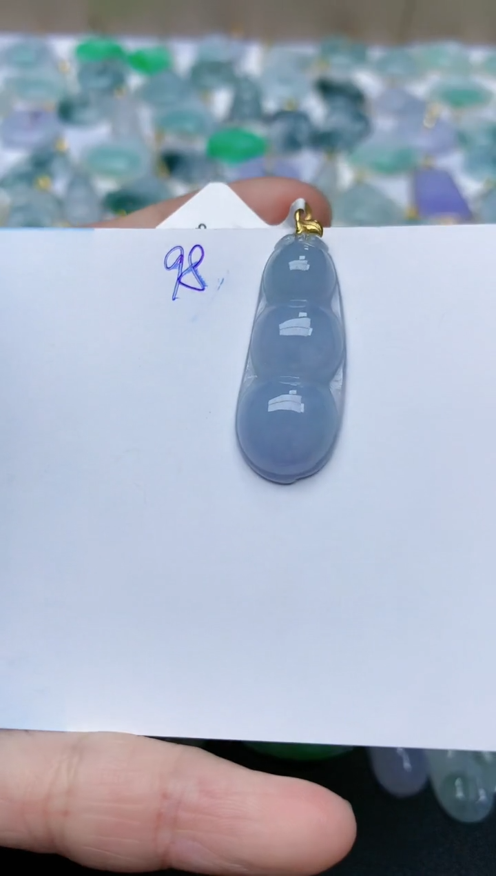 【闪购商品】翡翠颈饰18K金镶嵌天然翡翠A货    98