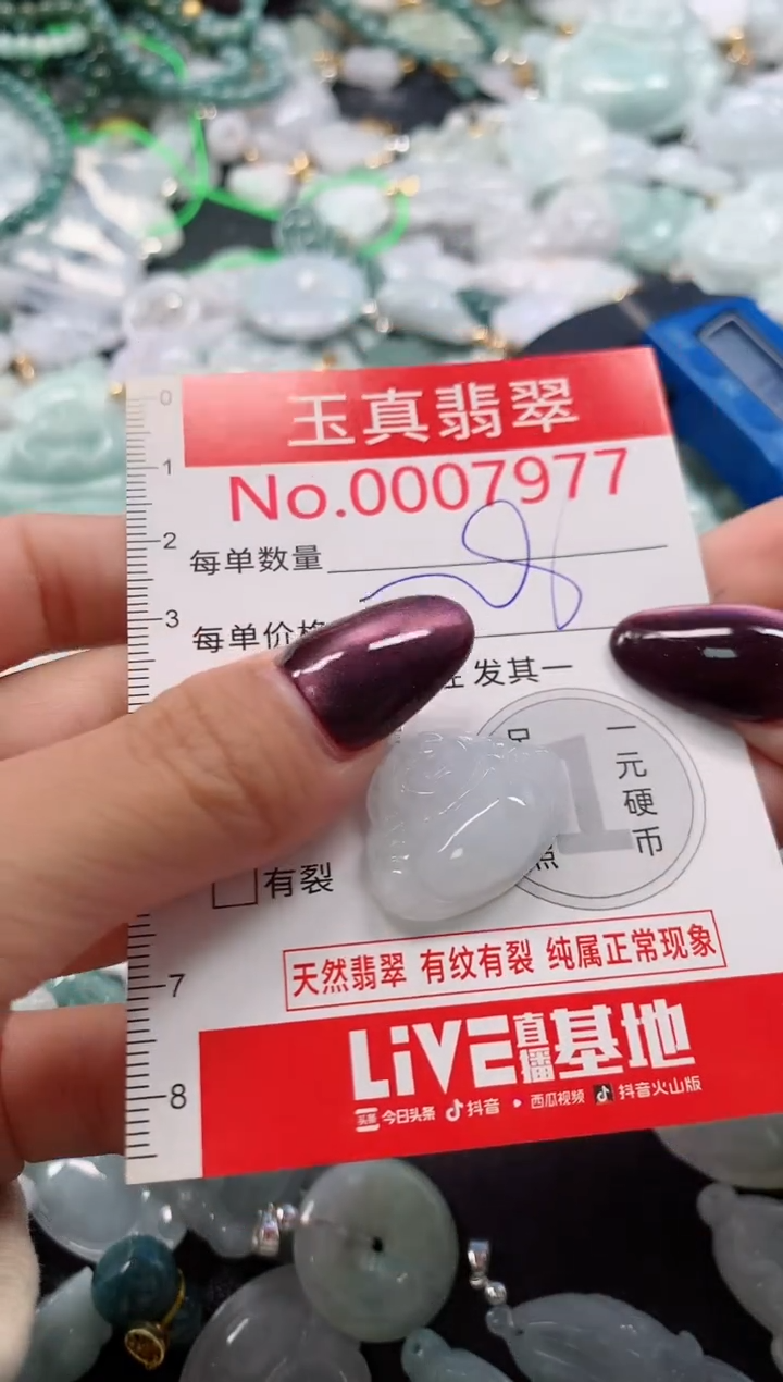 吊坠(不含链)未镶嵌翡翠7977