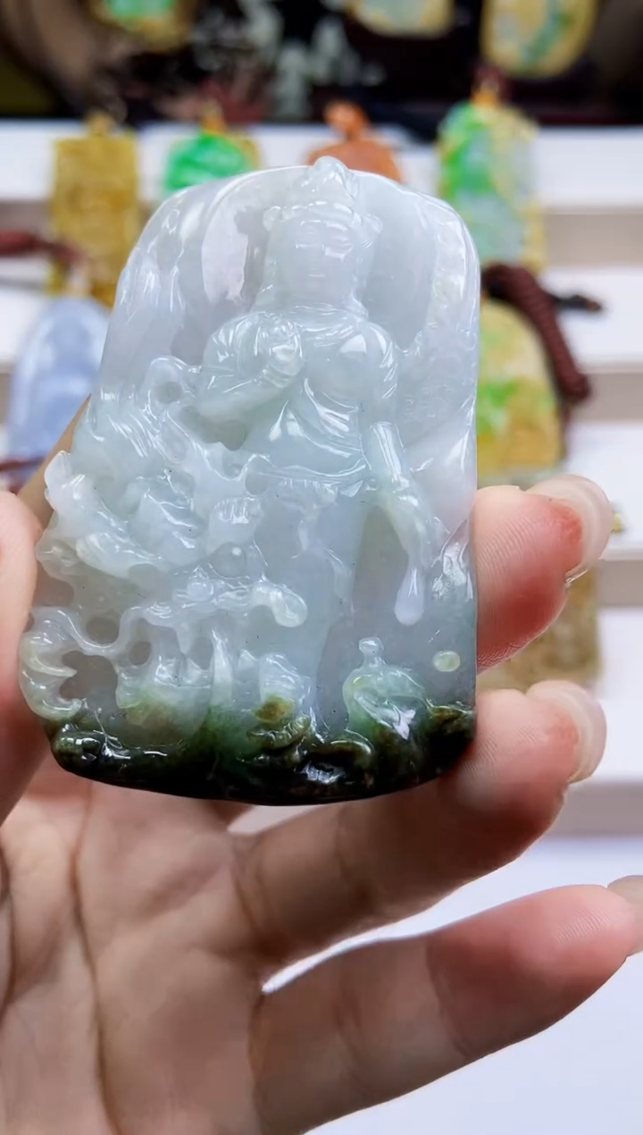 颈饰未镶嵌翡翠翡翠A货