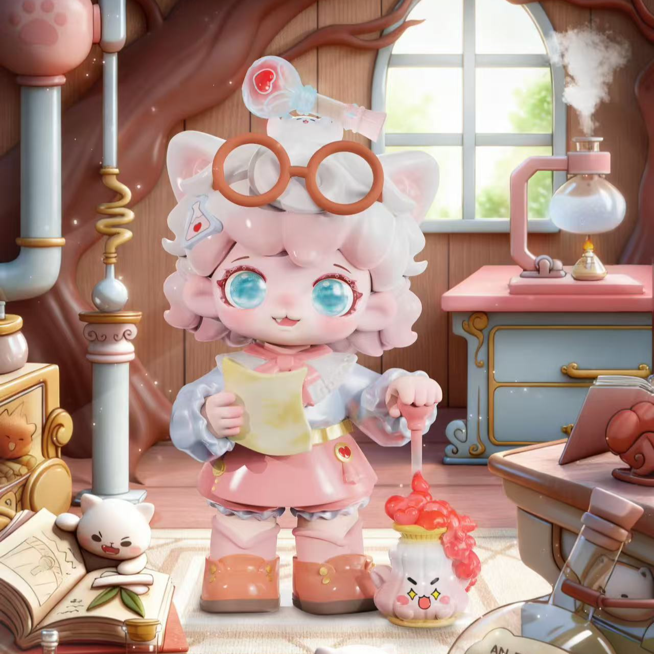 【多多拆盒】米可自定义喵生可爱摆件潮玩系列盲盒系列