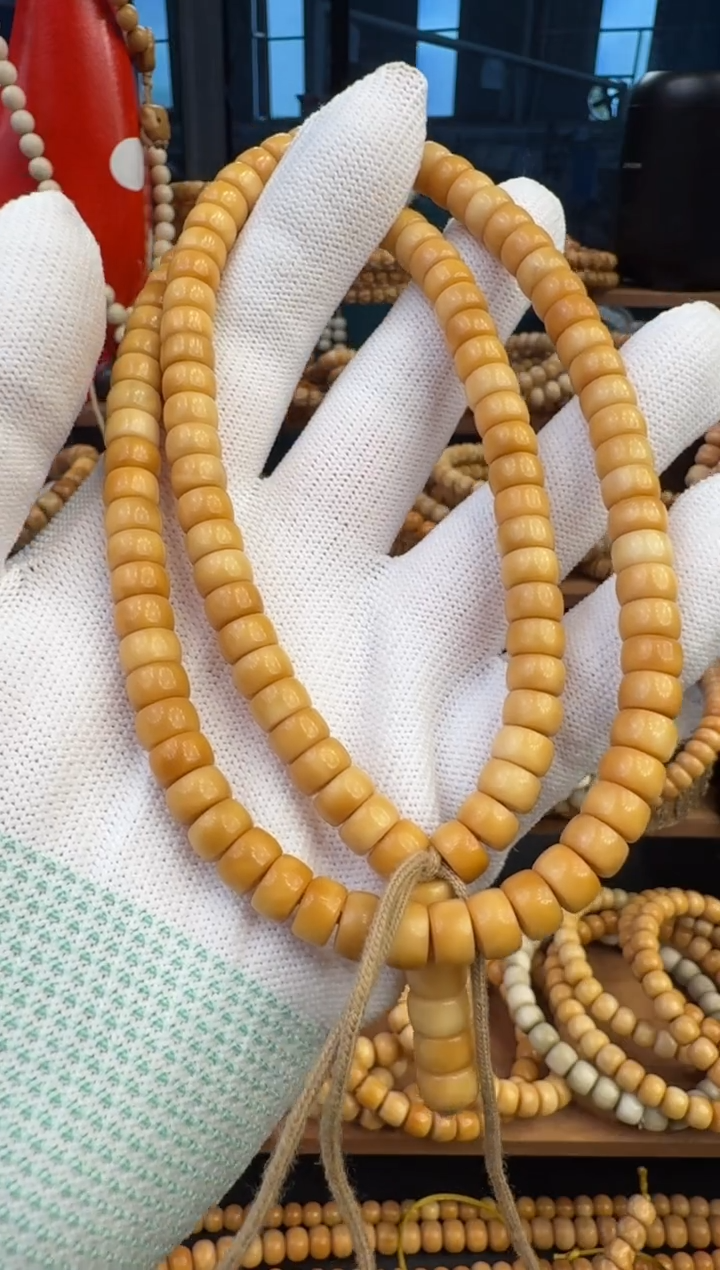 【闪购商品】菩提根/象牙果手串龙脊菩提药片脖挂长串卡7.7