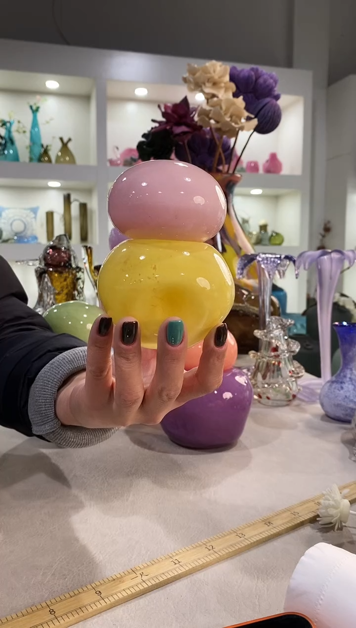 慕忆家手作琉璃花瓶