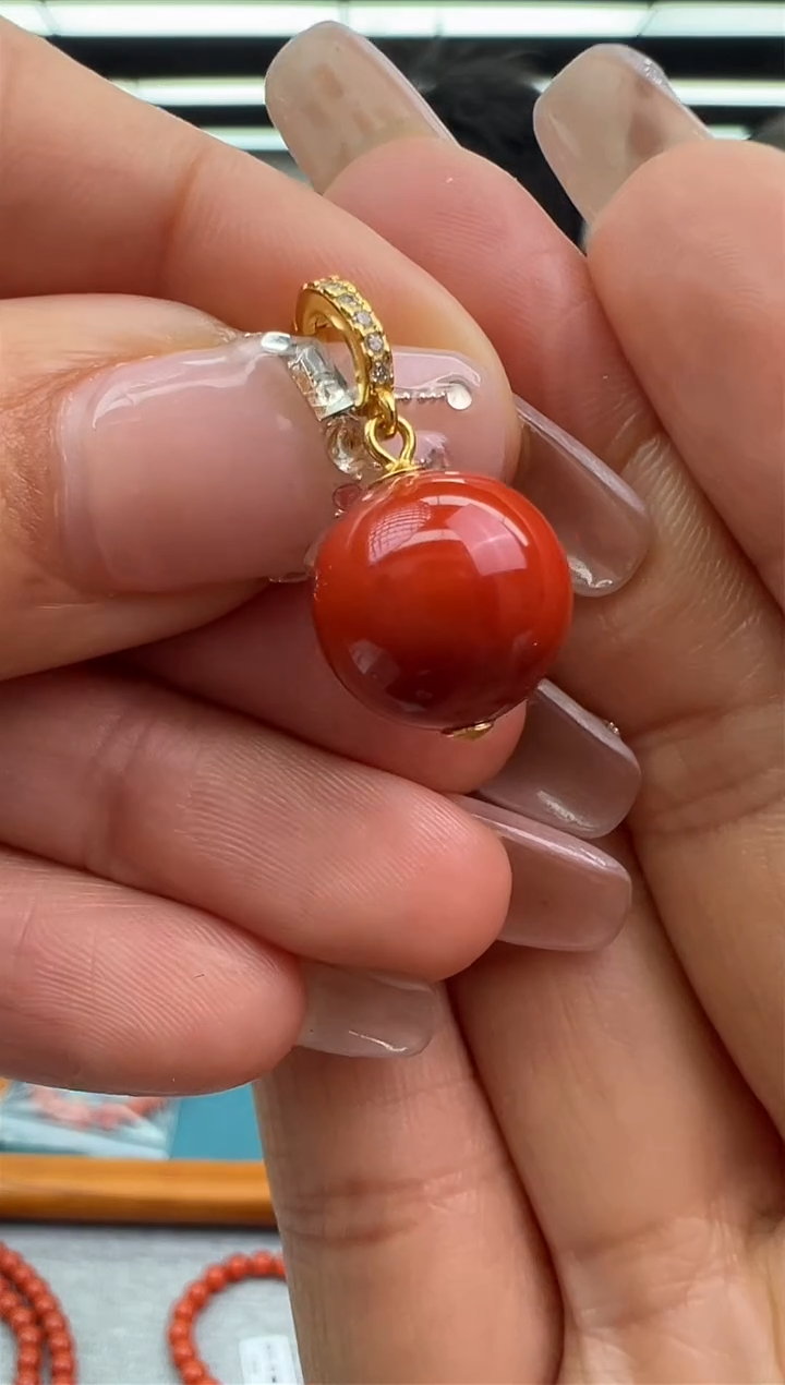 【闪购商品】南红玛瑙颈饰未镶嵌15秒拍号