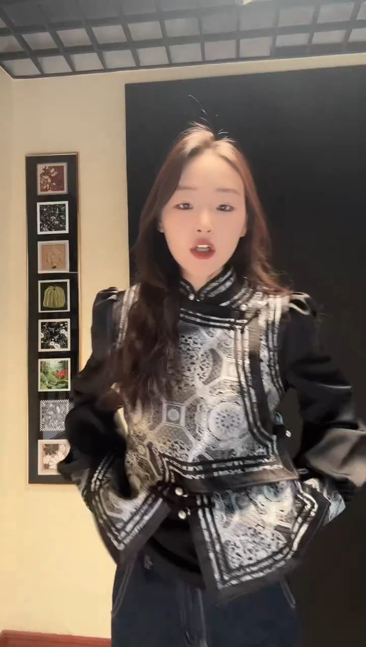 黑银纱袖2xl        