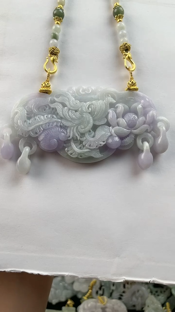 【闪购商品】翡翠颈饰未镶嵌1899(赠链)部分宝贝微瑕主播介绍为准