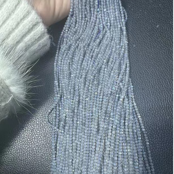 灰月光2mm左右半成品长链（多样性发一条）/绕手双圈