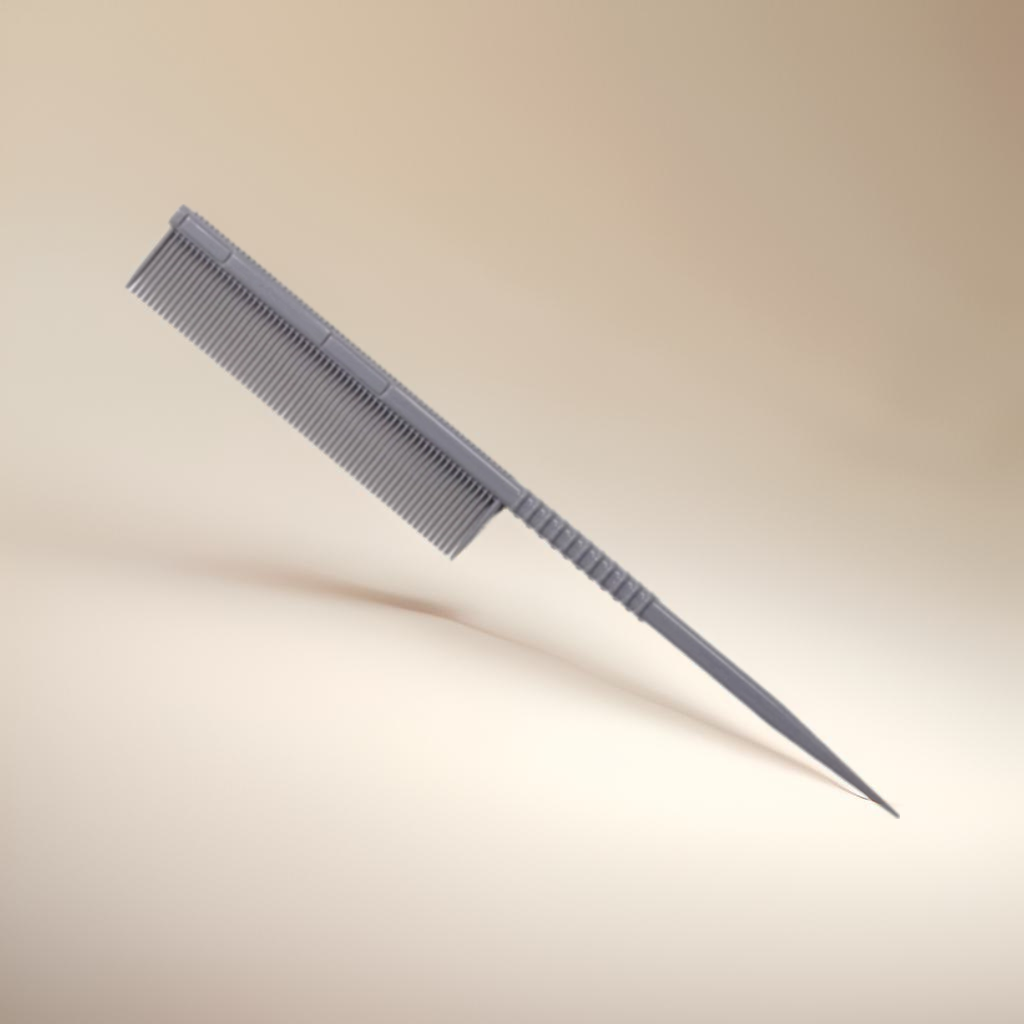 专业化妆师造型梳子双面打毛梳盘发挑尖尾梳染发分区美发梳子