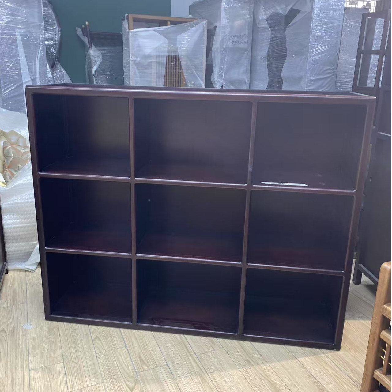 （瑕疵）J08/WJG16九格柜160*40*130CM【不包安装】库存尾货（铁三）