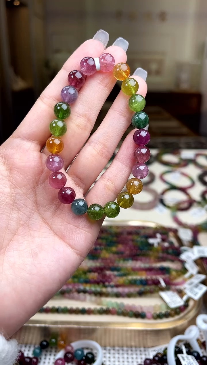 【闪购商品】碧玺/未镶嵌8mm+碧玺单圈多样性发货