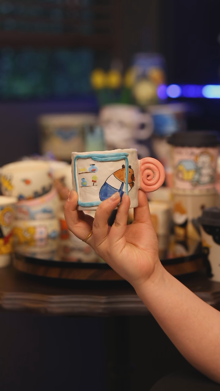【闪购商品】摆件景德镇釉下彩绘设计师款式陶瓷