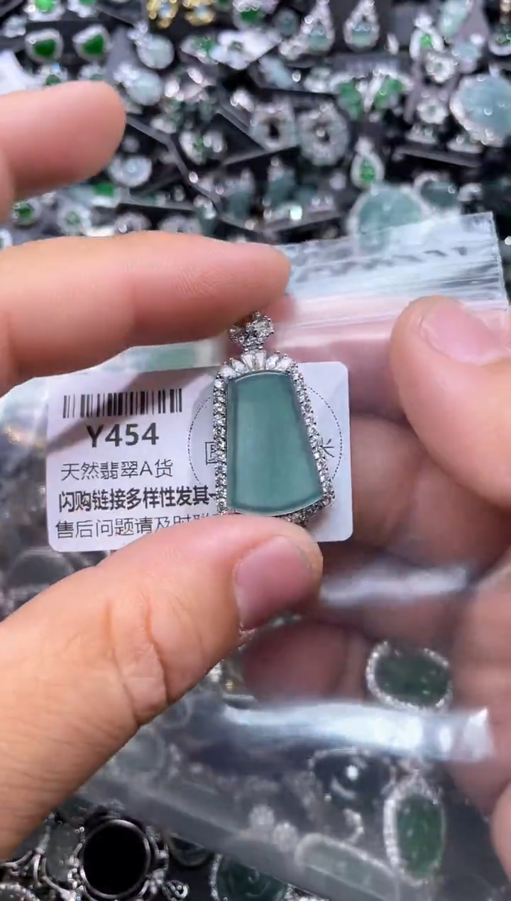 【闪购商品】翡翠颈饰未镶嵌Y454吊坠