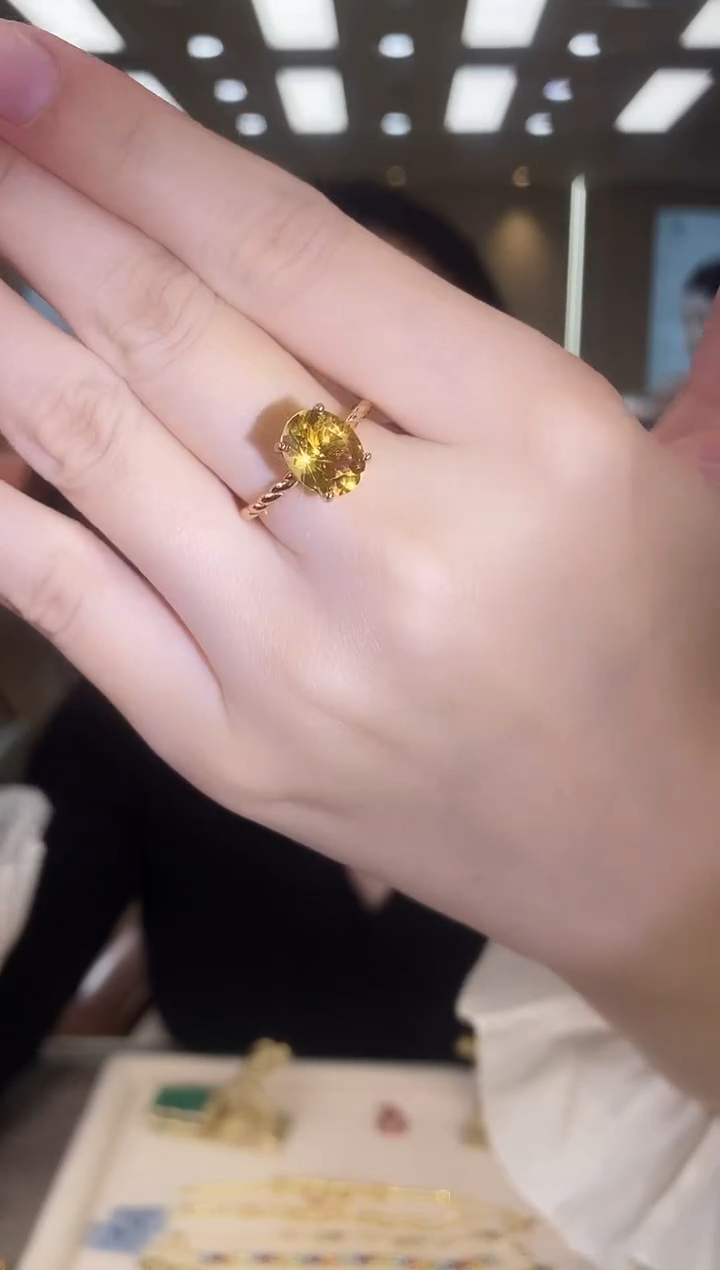 银S925镶嵌戒指水晶09