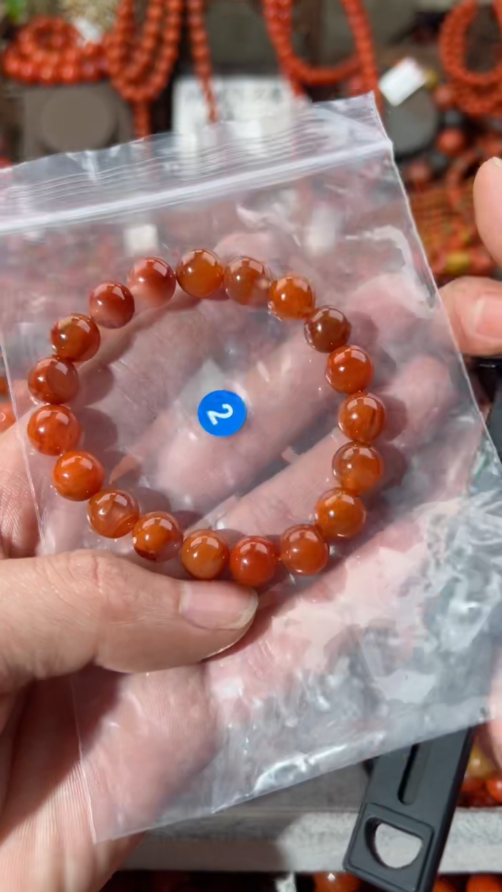 【闪购商品】南红玛瑙手串未镶嵌9+
