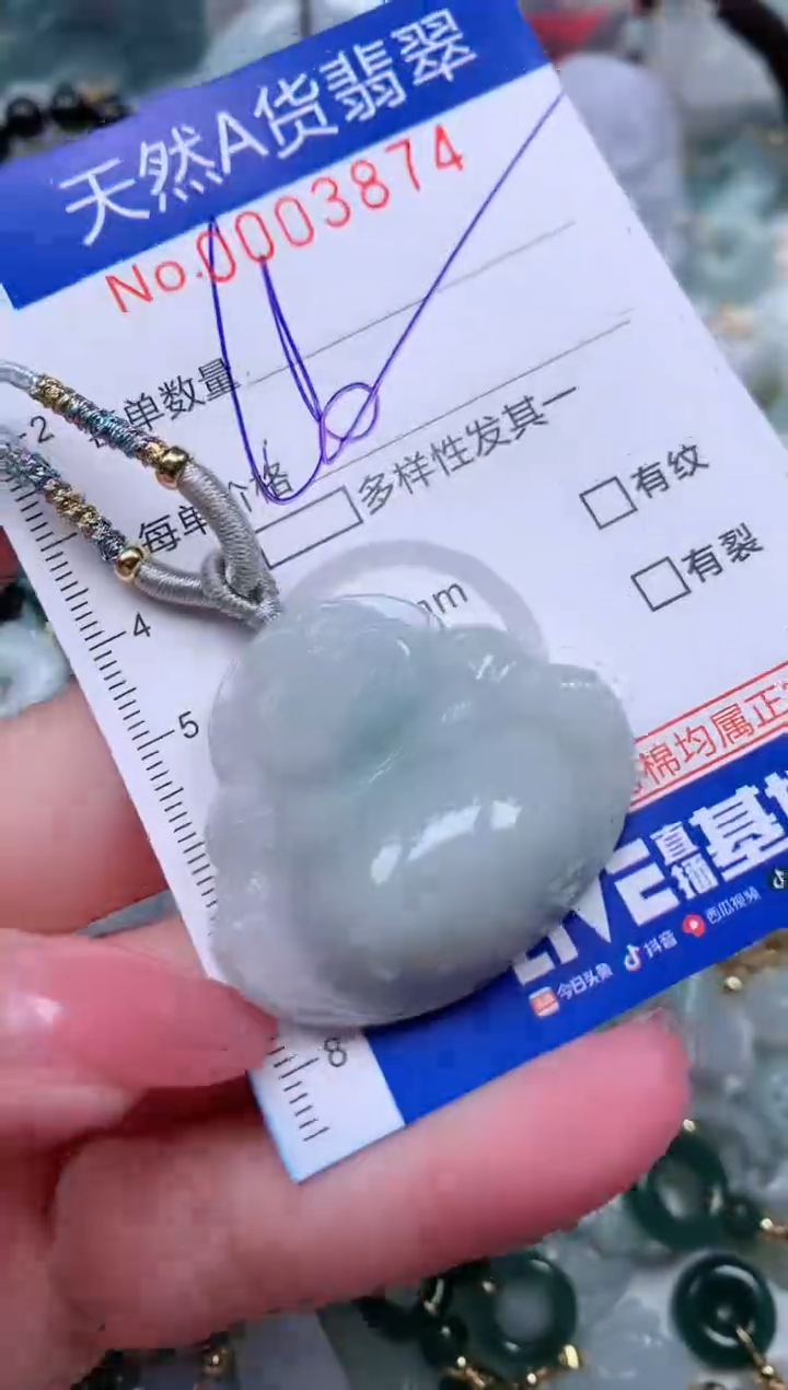 【闪购商品】翡翠颈饰未镶嵌00003874