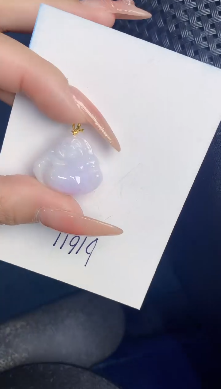 【闪购商品】翡翠颈饰18K金镶嵌000000000