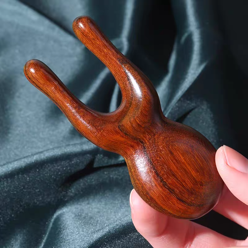 小青蛙檀木梳子 