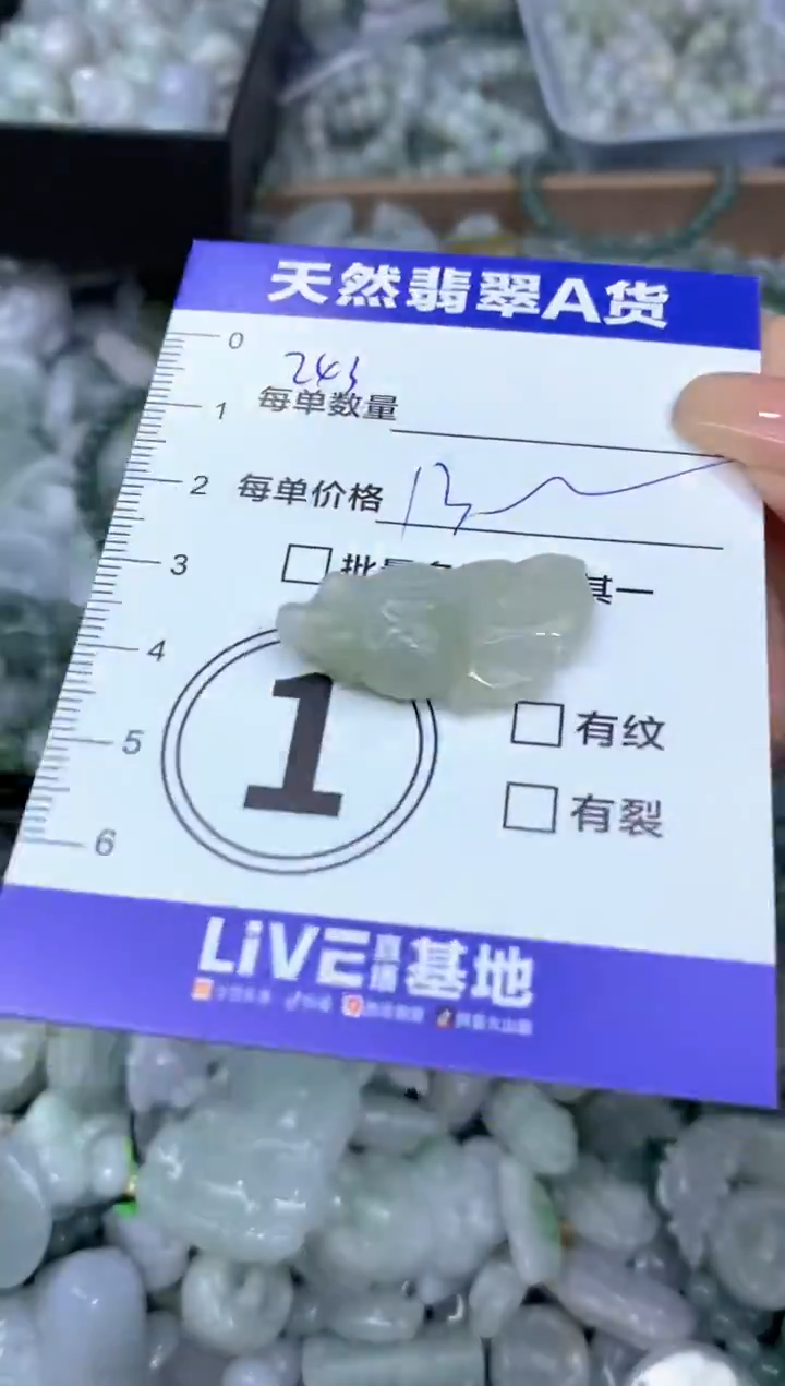 颈饰未镶嵌翡翠天然翡翠A货批量多样性发一件