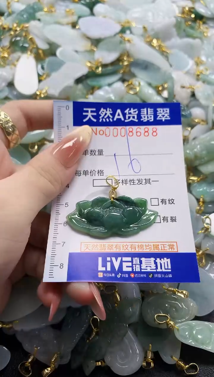 颈饰未镶嵌翡翠天然A货翡翠