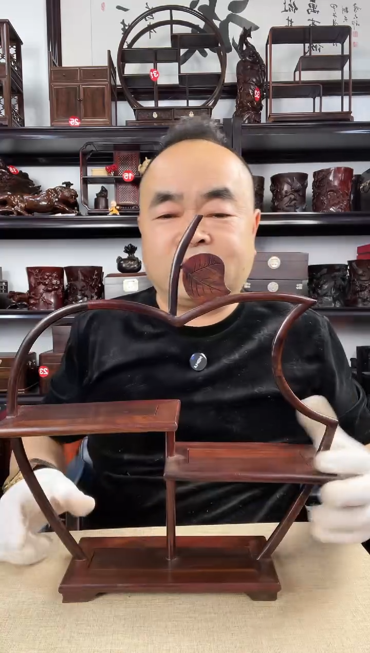 木老李红木工艺品749瑕疵