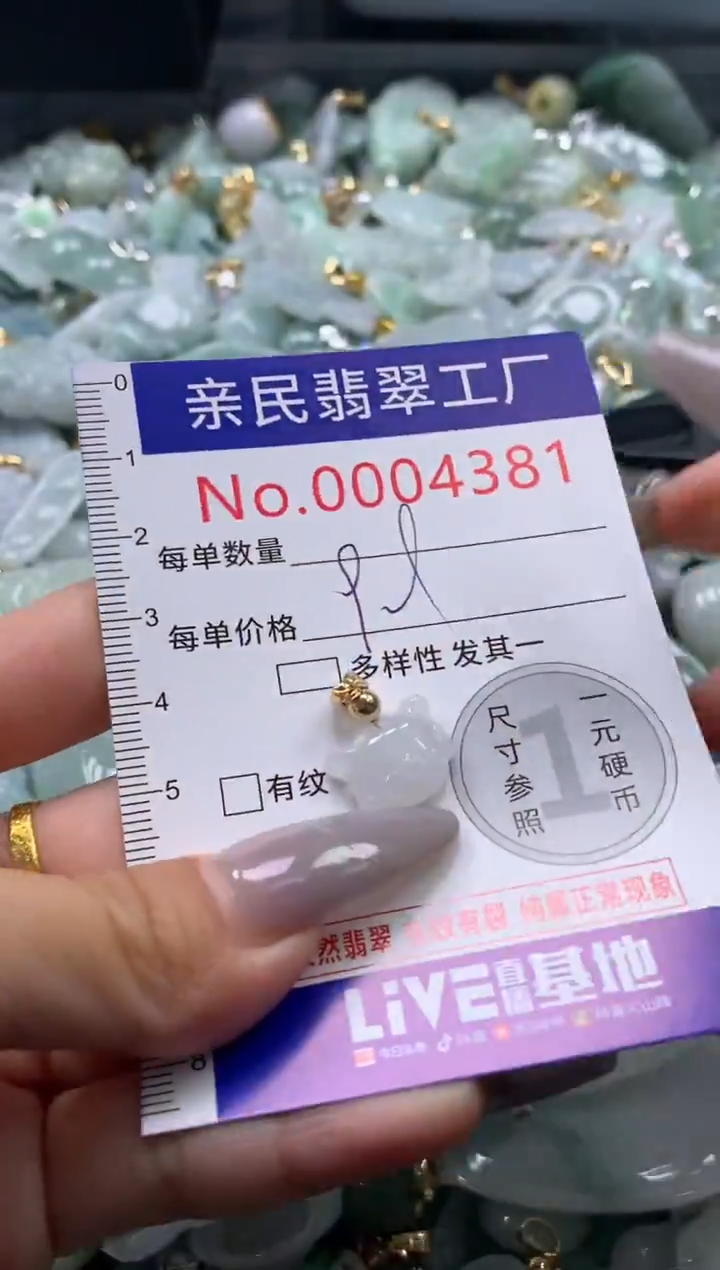 颈饰未镶嵌翡翠4381