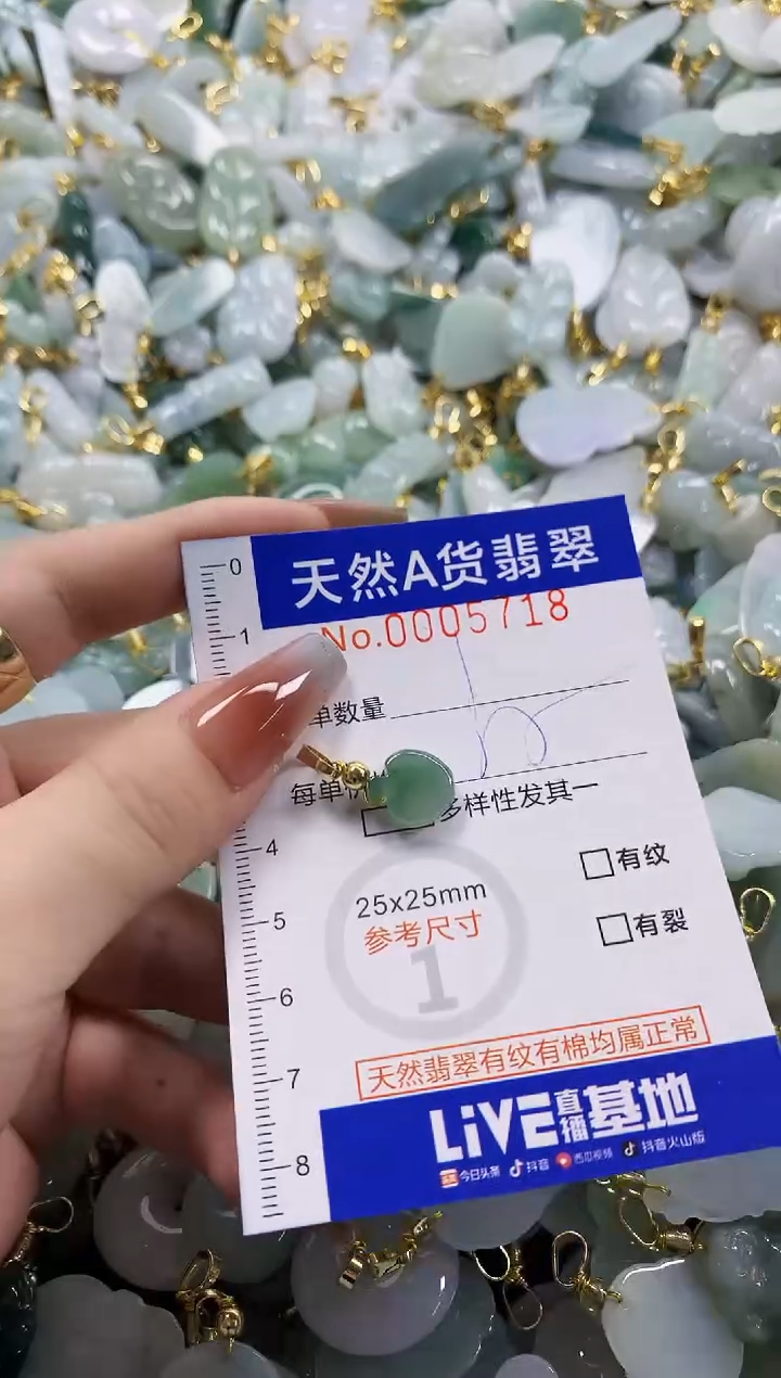 颈饰未镶嵌翡翠天然A货翡翠