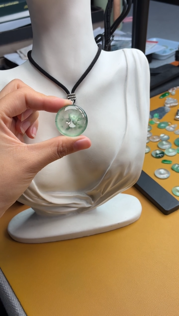 吊坠(不含链)未镶嵌翡翠13 平安扣  26.8 5.7