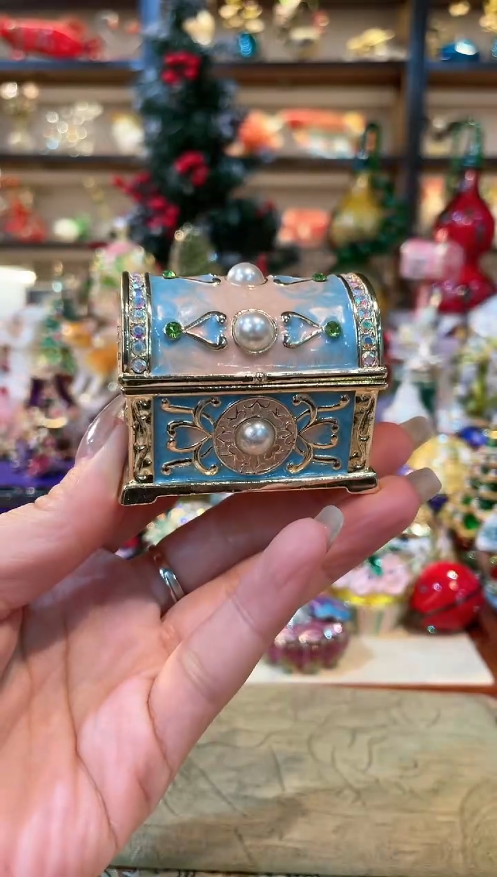 【闪购商品】 珐琅彩精致首饰盒