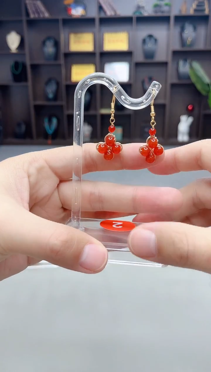 未镶嵌耳饰玛瑙/玉髓221000