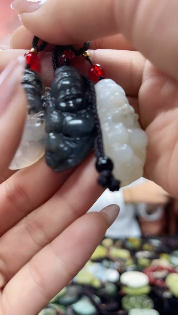 未镶嵌岫玉吊坠多样性发货拍一发一