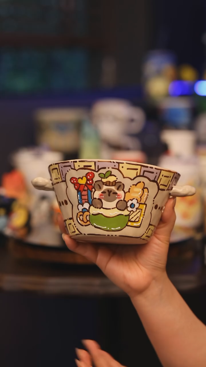 【闪购商品】摆件景德镇釉下彩绘设计师款式陶瓷