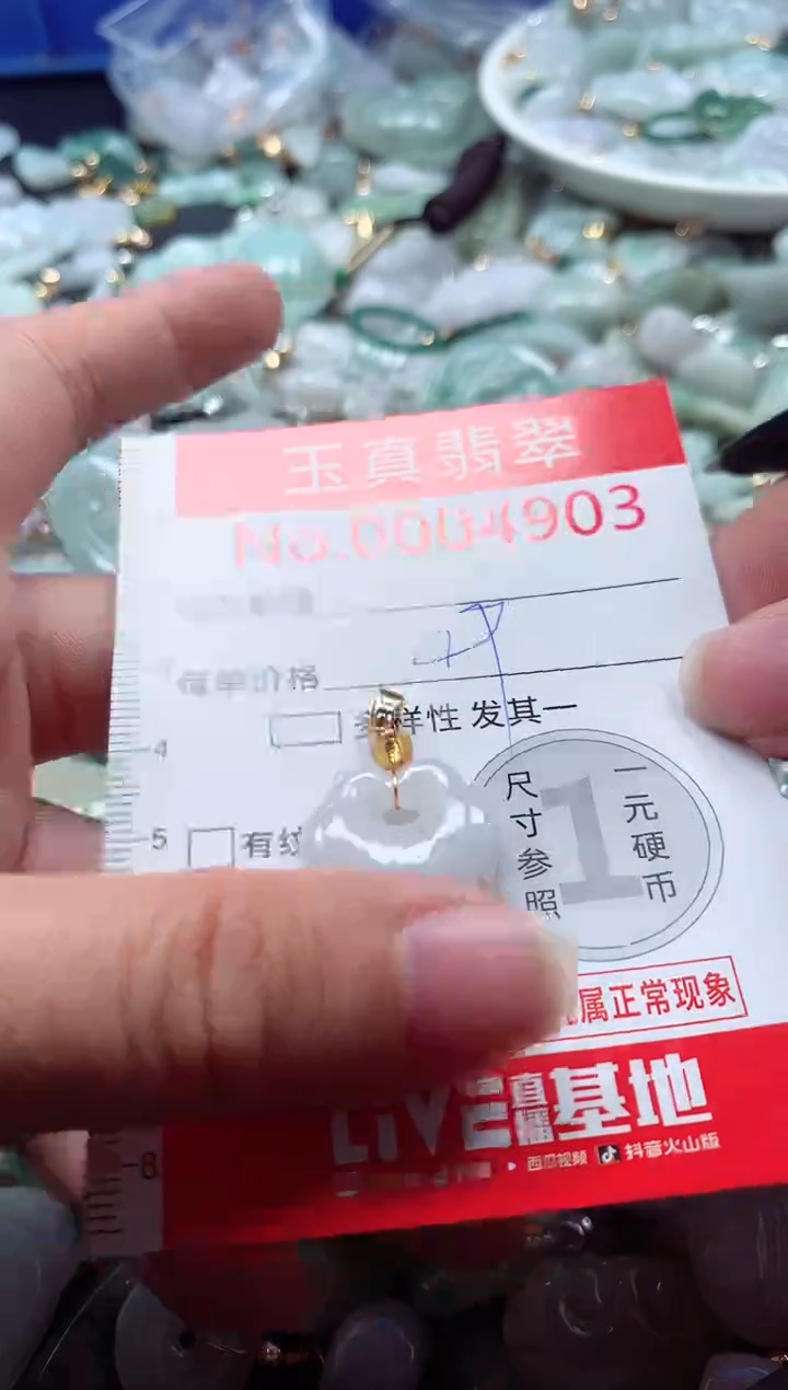 吊坠(不含链)未镶嵌翡翠4903