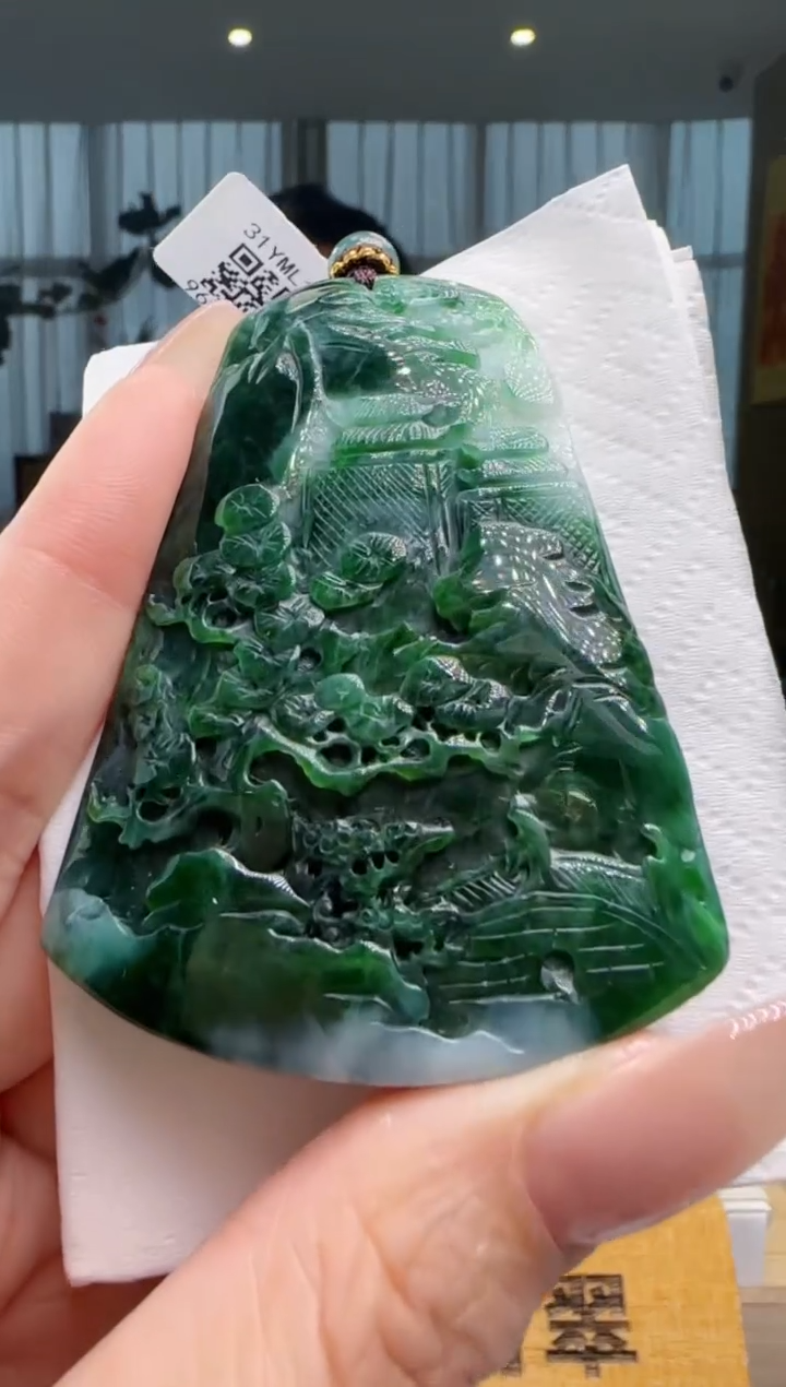 【闪购商品】翡翠颈饰未镶嵌YJ@@960Q3J15870