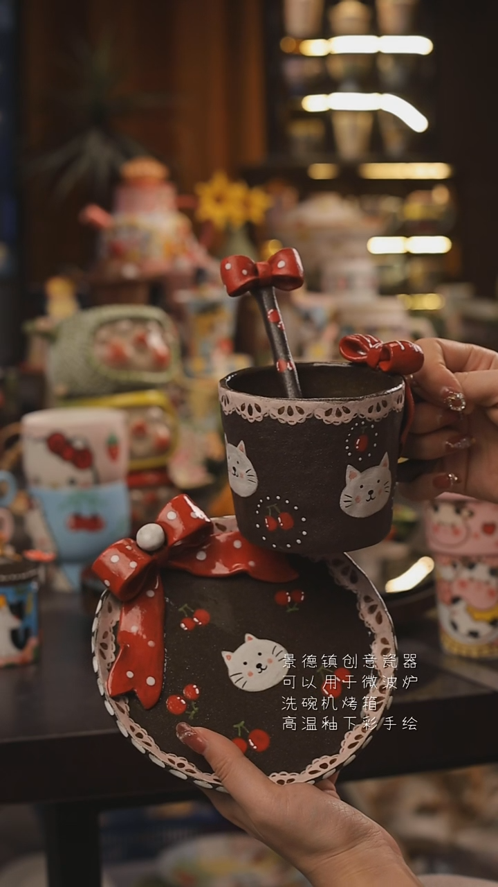 景德镇釉下彩绘设计师款式陶瓷