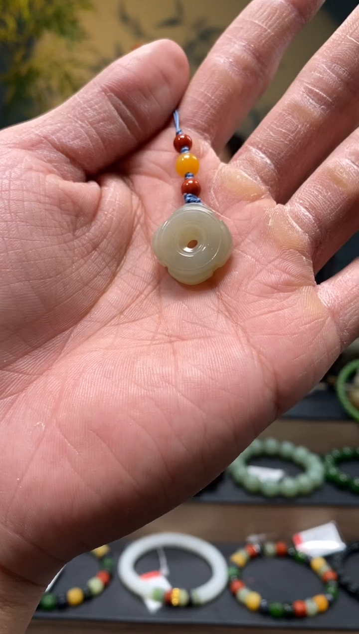 【闪购商品】和田玉-未镶嵌方糖挂件