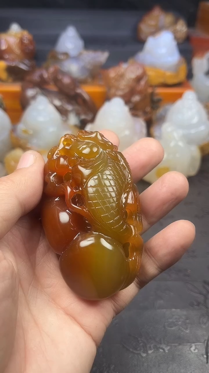 【闪购商品】玛瑙/玉髓手把未镶嵌2