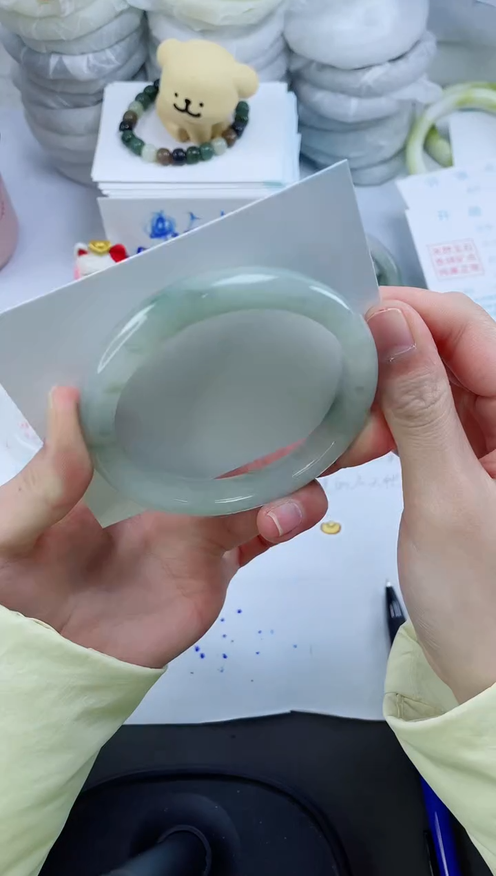 【闪购商品】石英质玉手镯未镶嵌2185-60.9