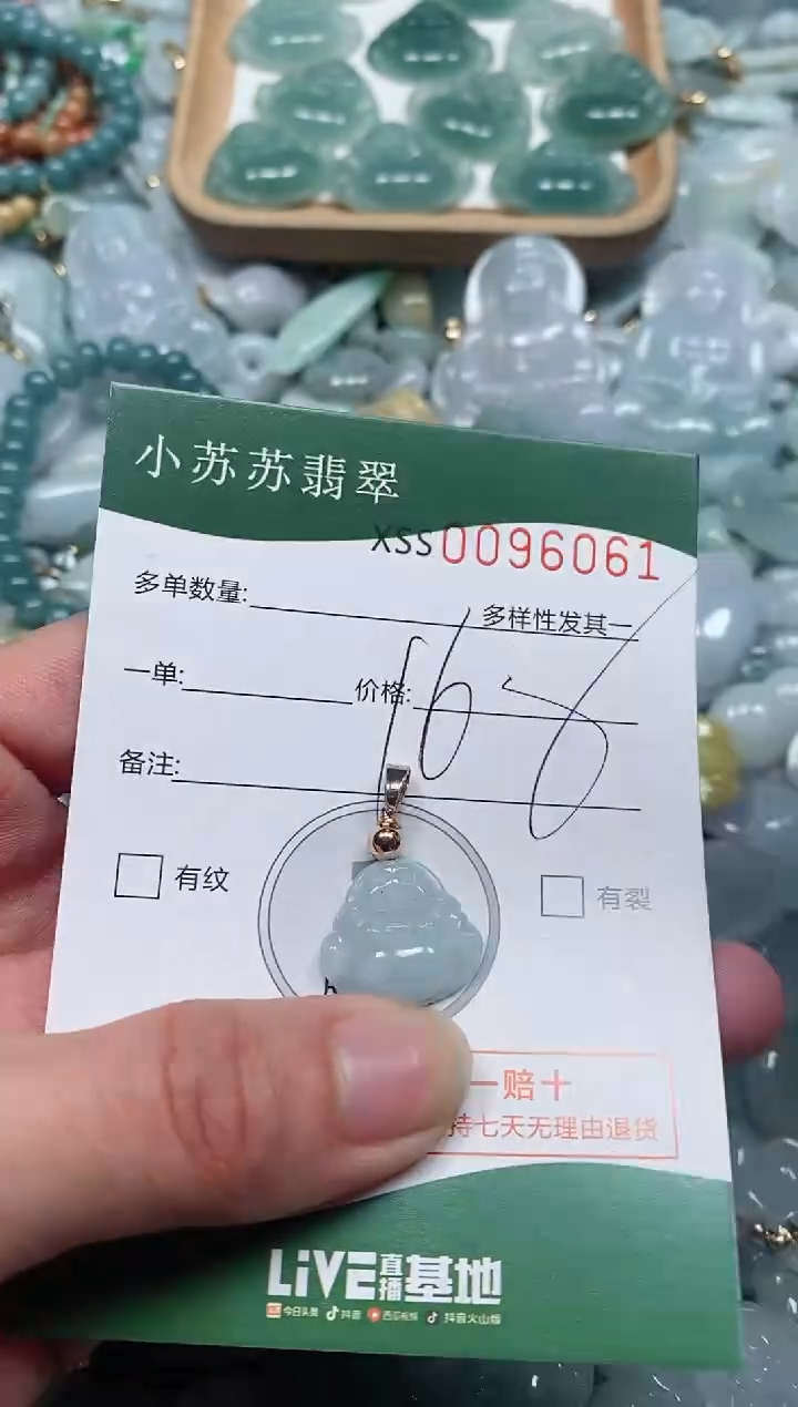 【闪购商品】翡翠颈饰未镶嵌闪购商品0096061