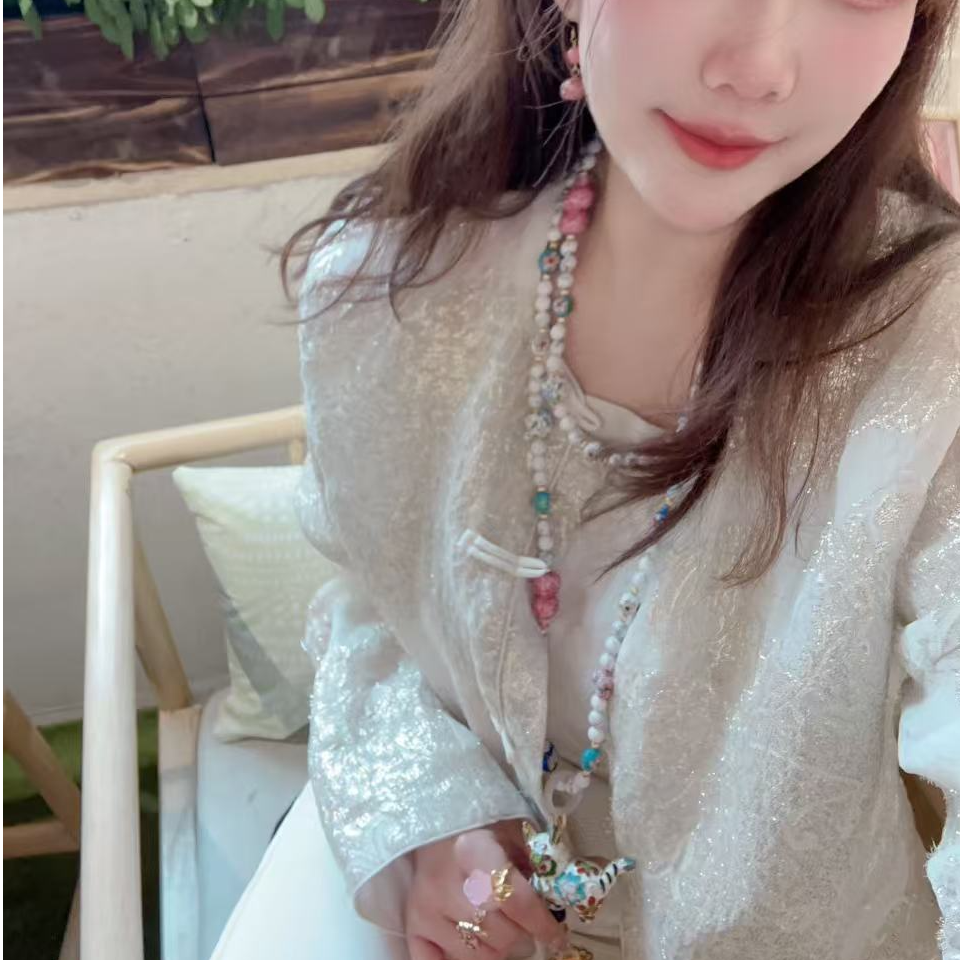 国风五行喵【金】发米米猫斜挎多用链项链